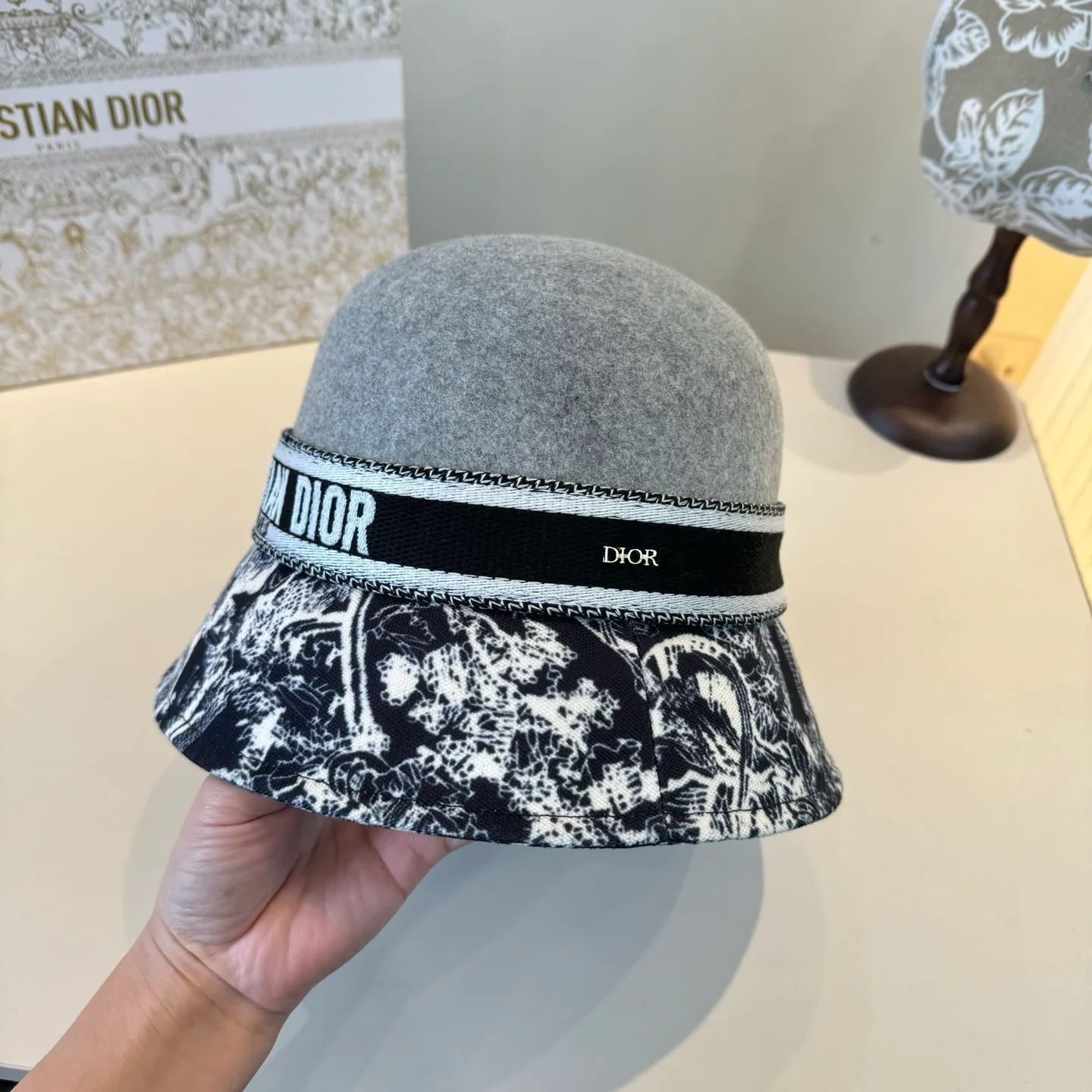 💰180¥ Dior Dior's new autumn and winter 23 hat, woolen hat, 100% wool% head circumference 57cm