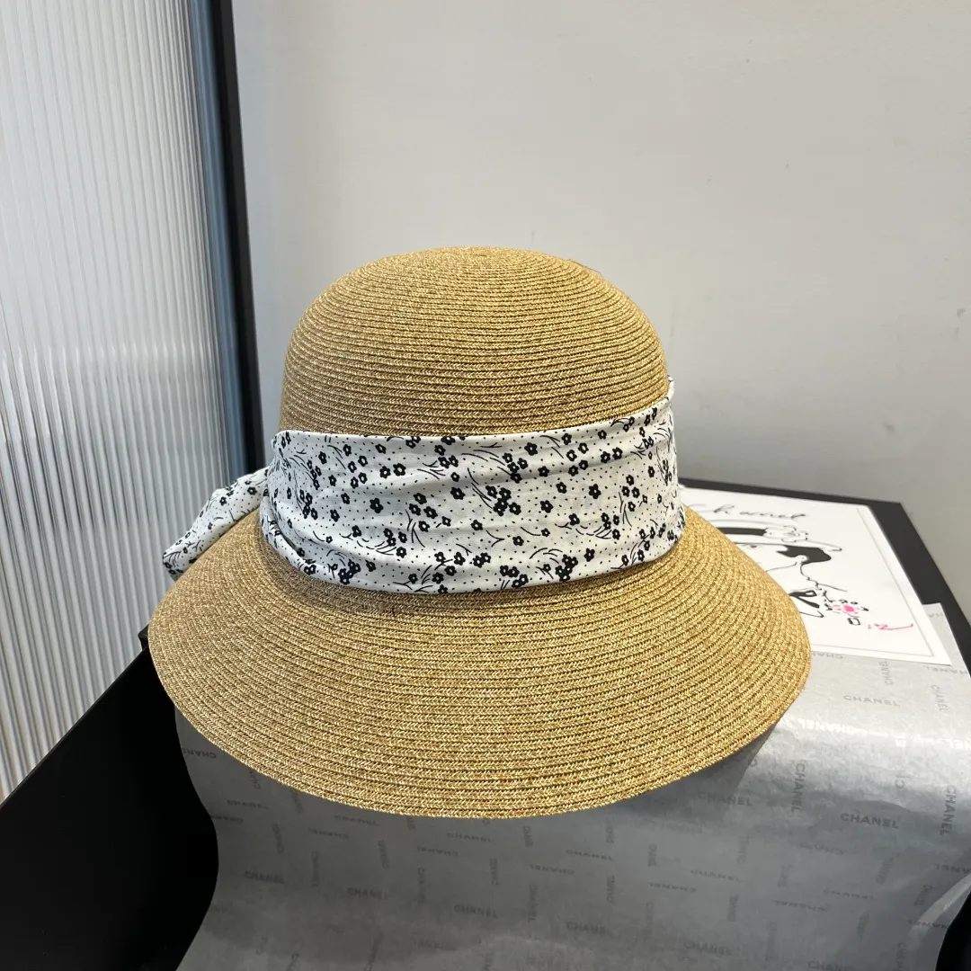 💰150¥ Dior new straw hat, sunshade beach straw hat, head circumference 57cm