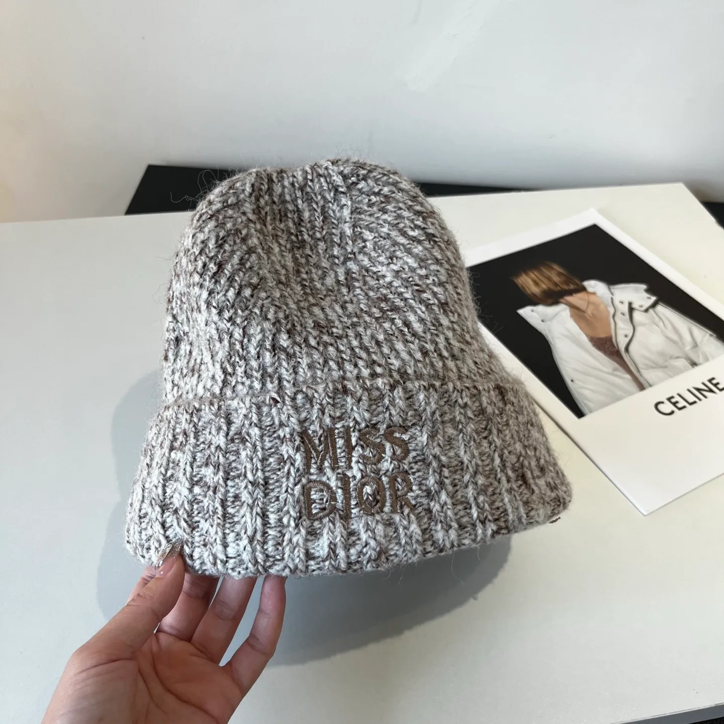 Special batch 💰60¥ Dior Miss Dior knitted wool hat, wool hat