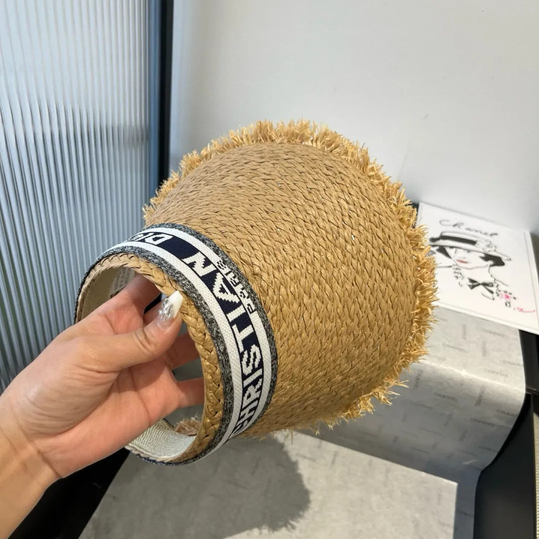 💰100¥ Dior Dior and grass headband sun hat
