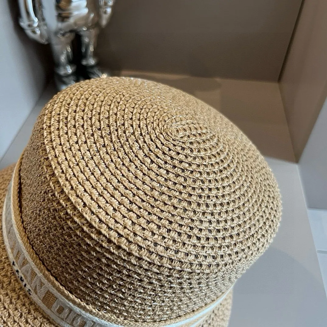 💰90¥ Dior's new straw hat, made from Japanese papyrus, the best in sales, head circumference 57cm