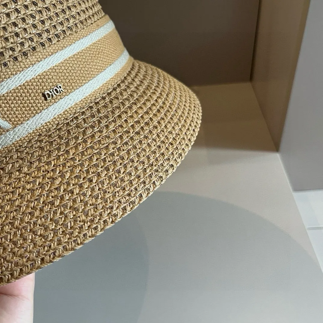 💰90¥ Dior's new straw hat, made from Japanese papyrus, the best in sales, head circumference 57cm