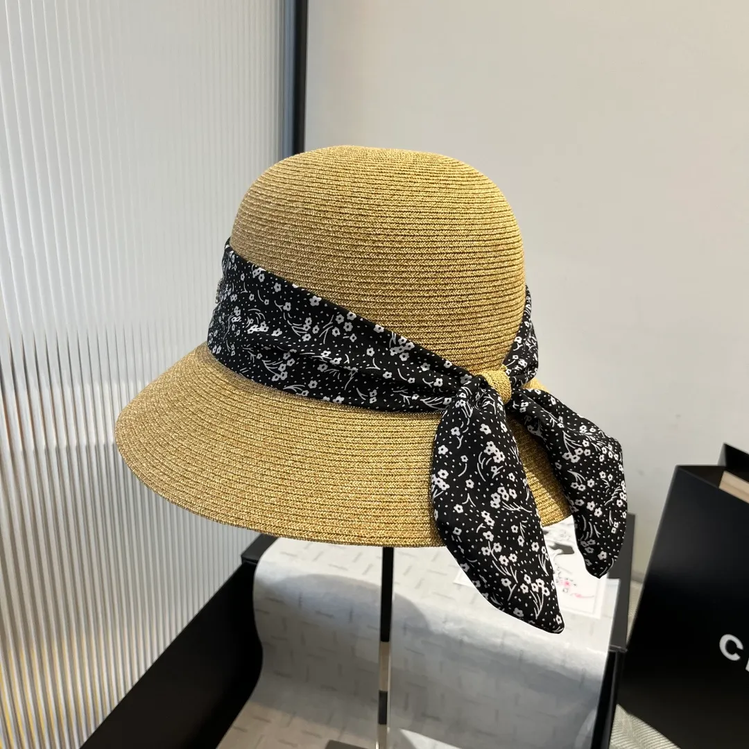 💰150¥ Dior new straw hat, sunshade beach straw hat, head circumference 57cm