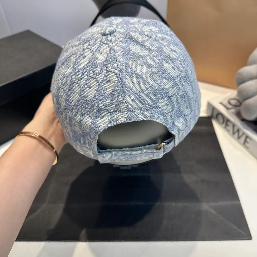 P60 Dior cap, baseball cap for men and women, head circumference 57cm