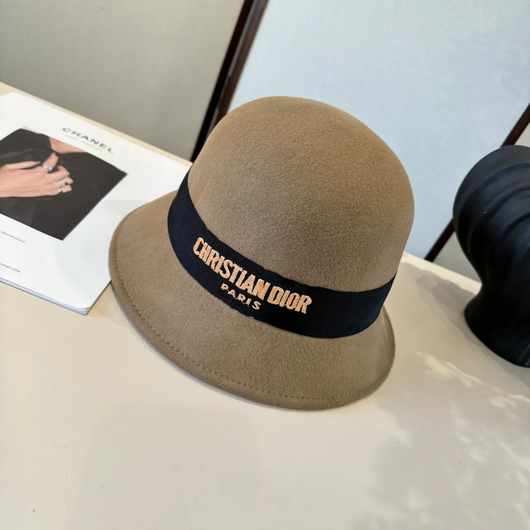 💰200¥ Dior Dior 2025 autumn and winter new wool basin hat, 100% wool🦙 fabric, head circumference 57cm