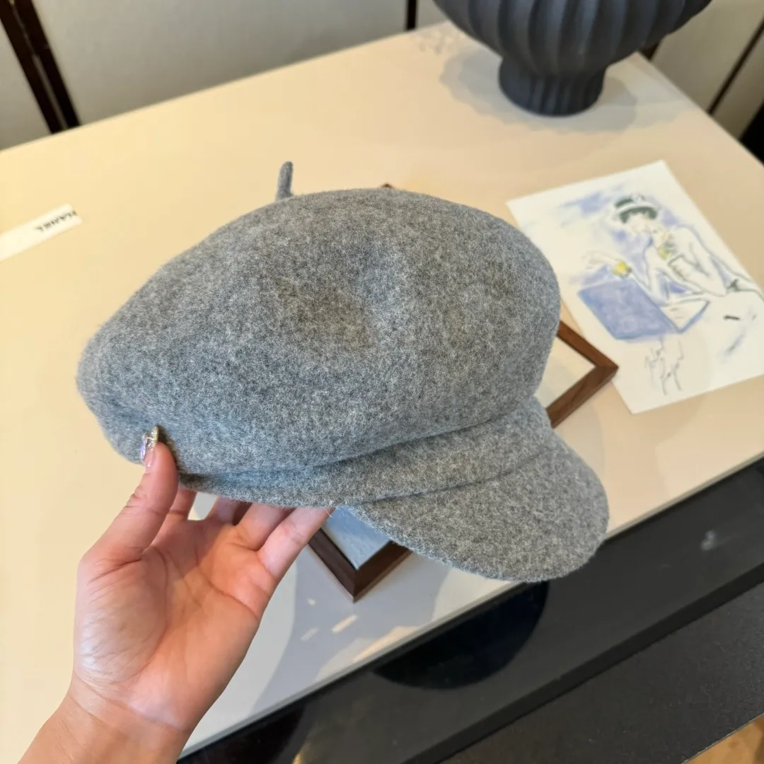 🉐190¥ Dior wool painter's cap, 100% wool🦙% fabric, head circumference 57cm