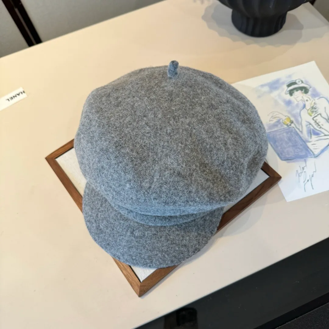 🉐190¥ Dior wool painter's cap, 100% wool🦙% fabric, head circumference 57cm