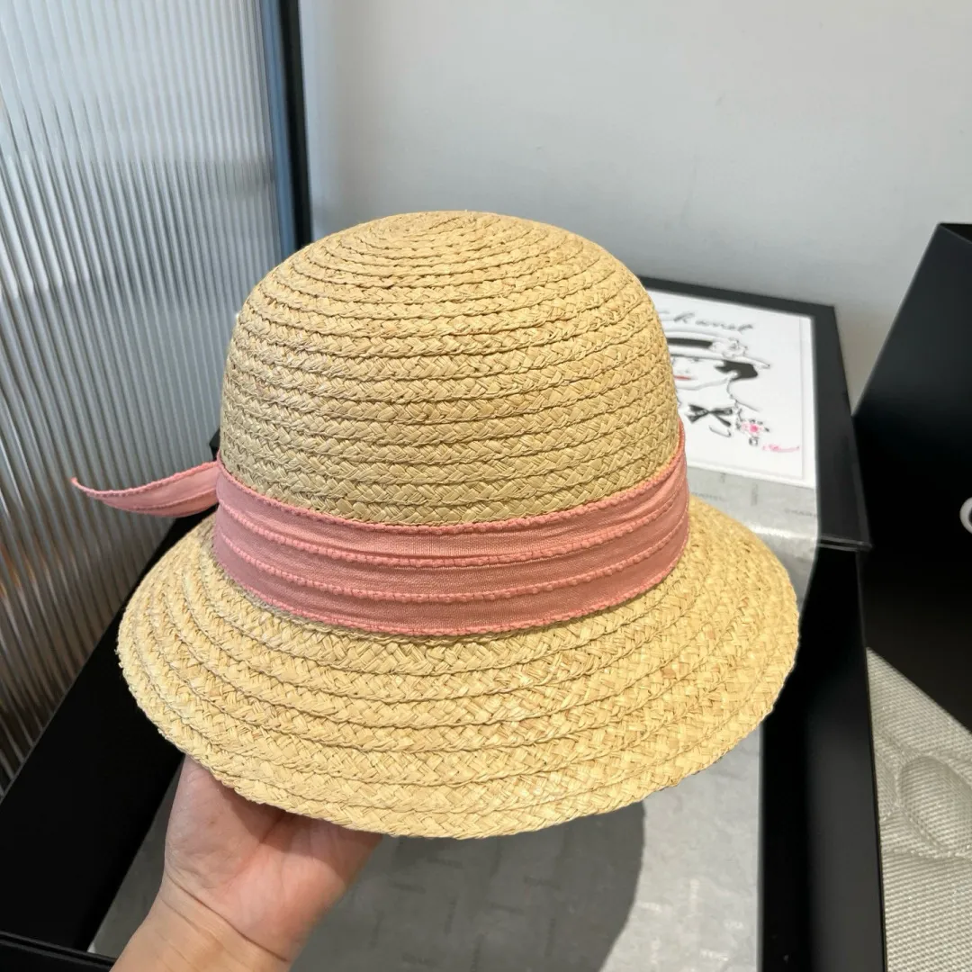 💰140¥ Dior Winter Olympics 2025 summer hat, straw hat, small and fresh, head circumference 57cm