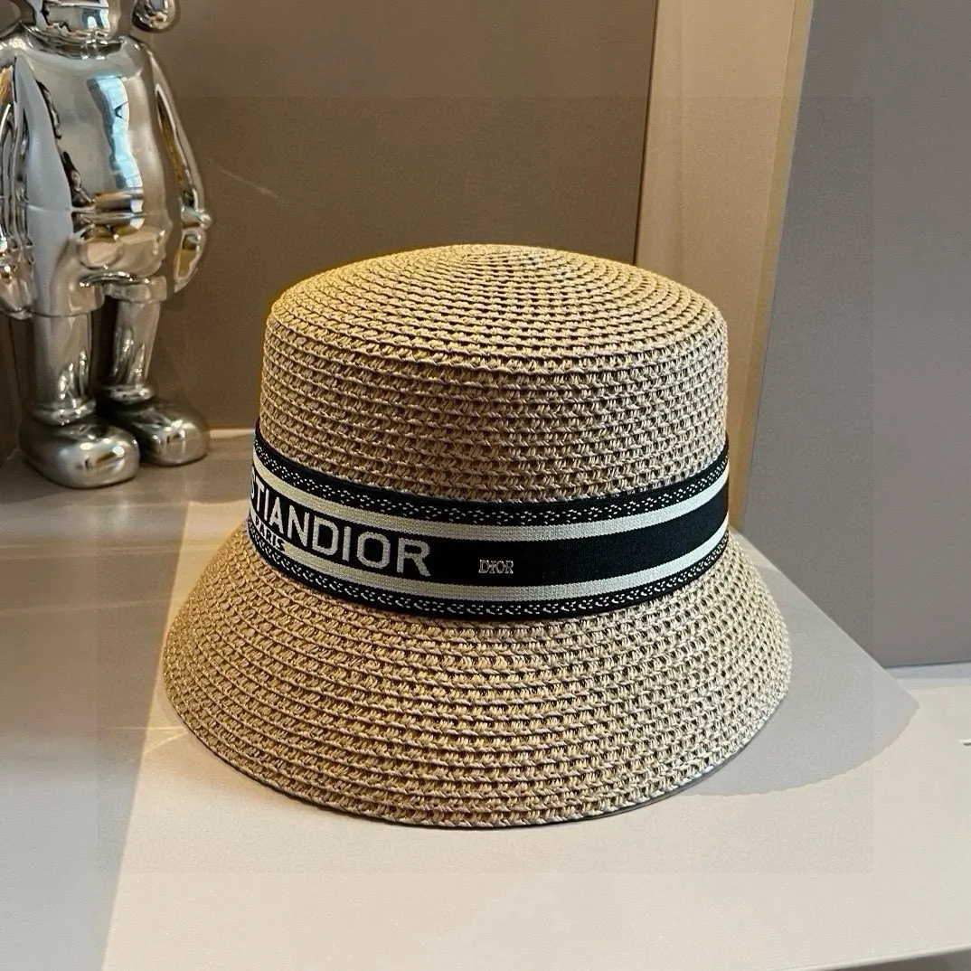 💰90¥ Dior's new straw hat, made from Japanese papyrus, the best in sales, head circumference 57cm