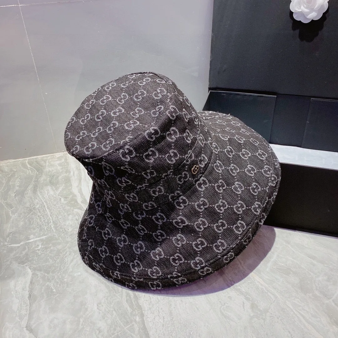 Running amount 90¥ Gucci 2022 new fisherman hat, denim sun hat, foldable, head circumference 57cm