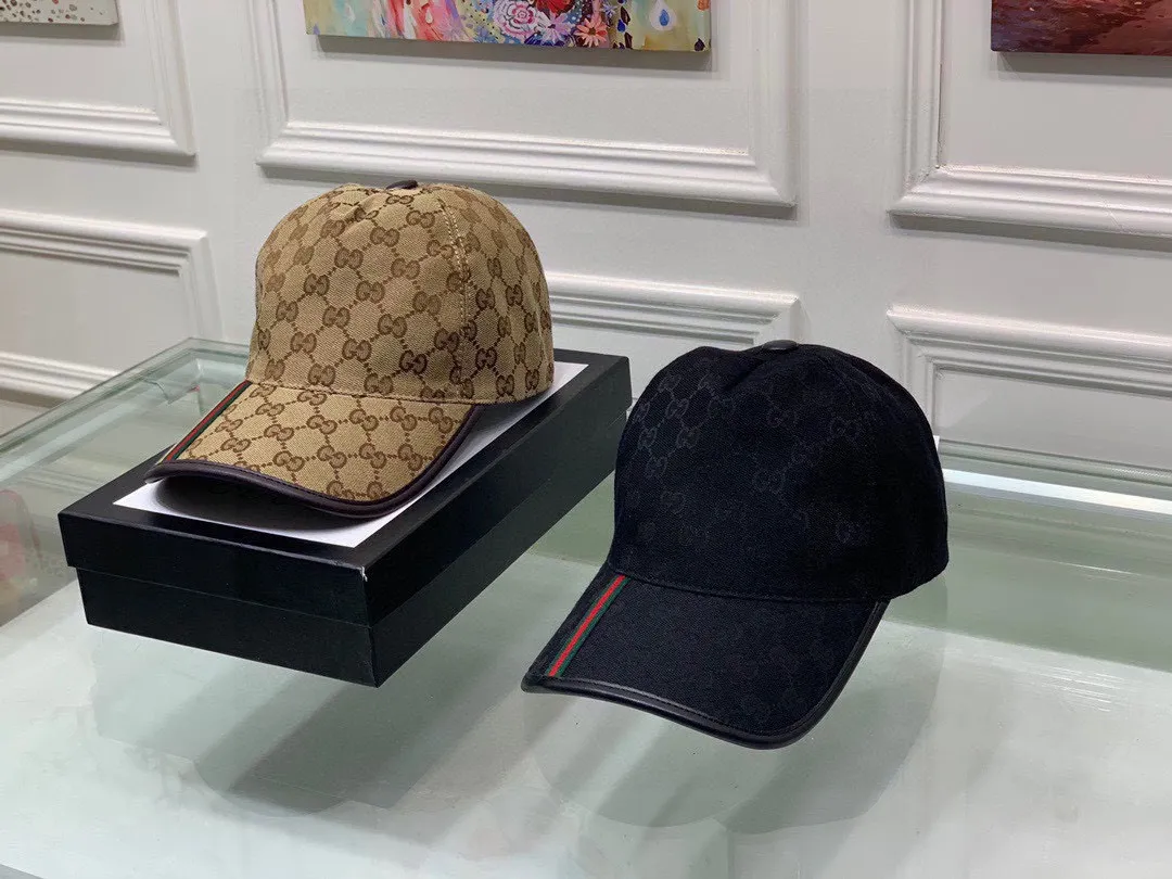 🉐110 Comes with packaging bag, Gucci (Gucci) classic original baseball cap, small vertical webbing, 1:1 mold opening and customization, original canvas fabric + first-layer cowhide, genuine leather edging, handsome and fashionable, popular for purchasing, versatile style for men and women, great quality! The basic head circumference is 56cm, and the patch is adjustable.