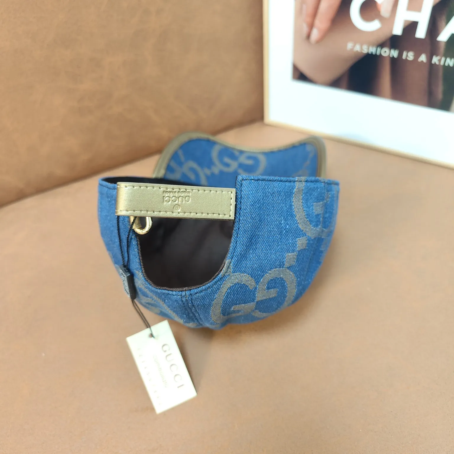Gucci high version big G letter baseball cap