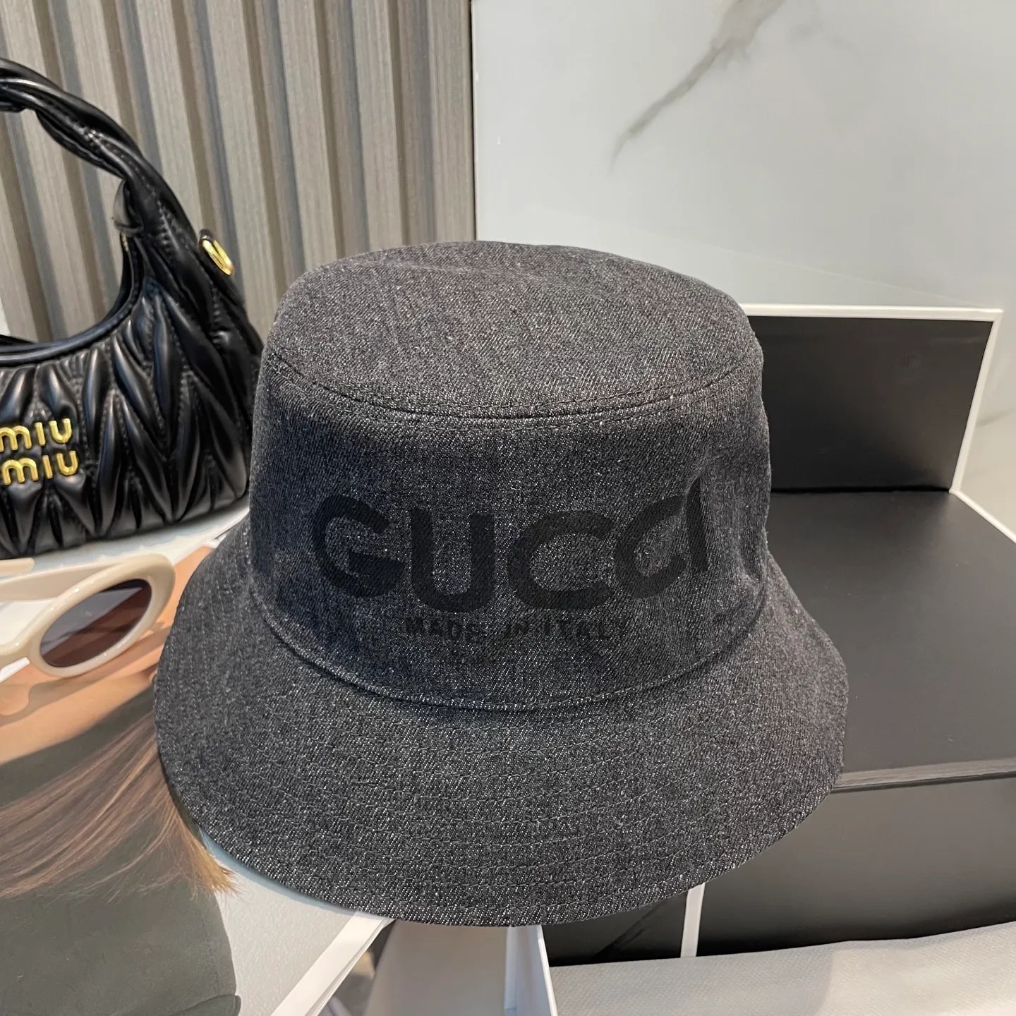 P70 GUCCI 2025 new simple double-sided fisherman hat at the counter, very trendy! Casual and sports style, classic production, super easy to match!