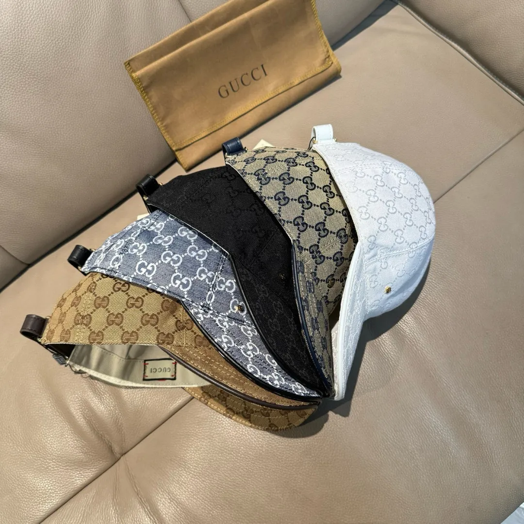 P90., Gucci (Gucci) new original baseball cap, metal small double G, the latest model at the counter, 1:1 mold customization, genuine mold hardware, original canvas fabric + first-layer cowhide, original quality! The quality is great, the basic head circumference is 56cm, and the patch is adjustable.