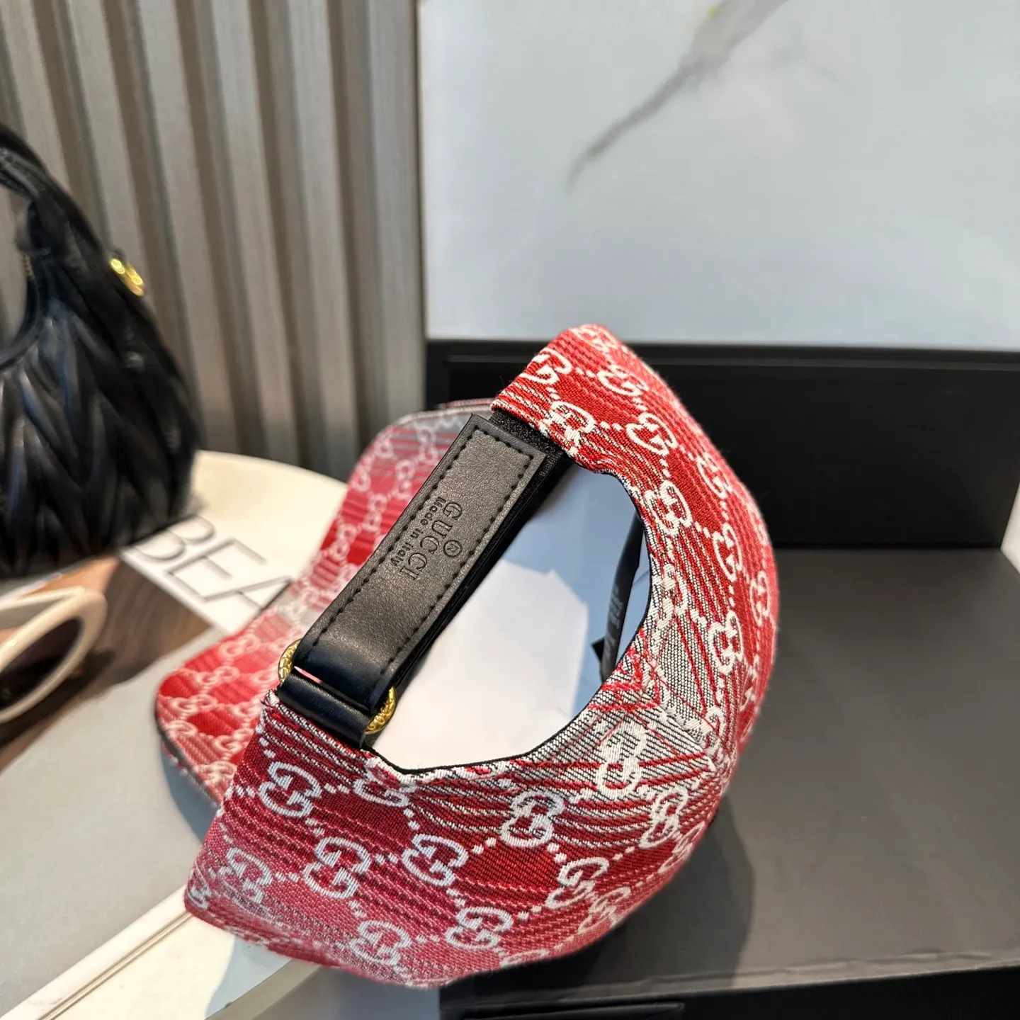 P56 GUCCI Gucci 2025 counter new jacquard baseball cap🧢very trendy! Casual and sports style, classic production, super easy to match! Look small