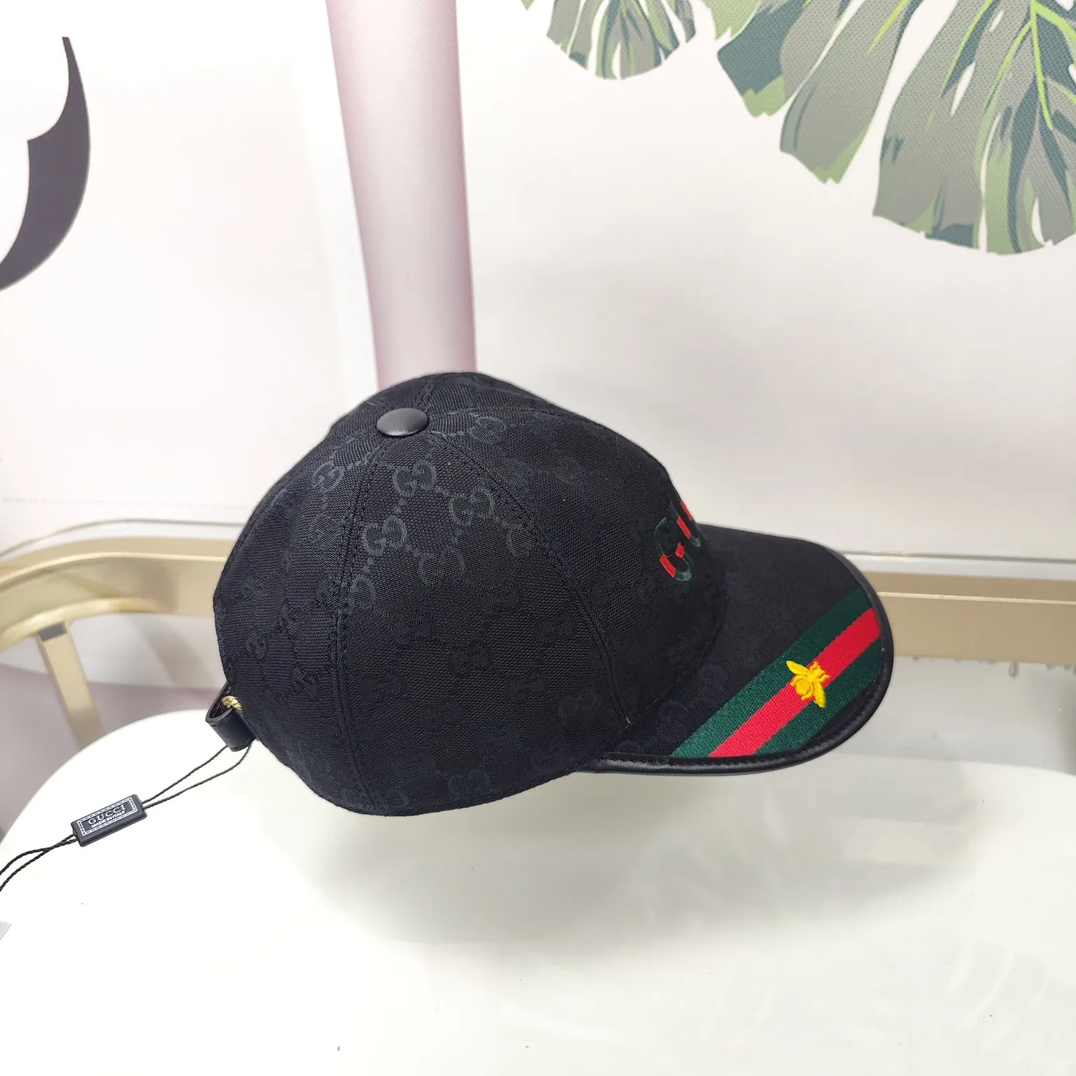 Batch 90 High quality, GUCCI-Bee 🐝High version original official website same style baseball cap