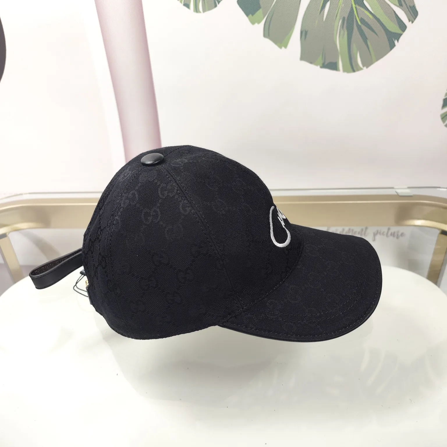 Batch 90 Gucci--high version original single pair flower official website baseball cap