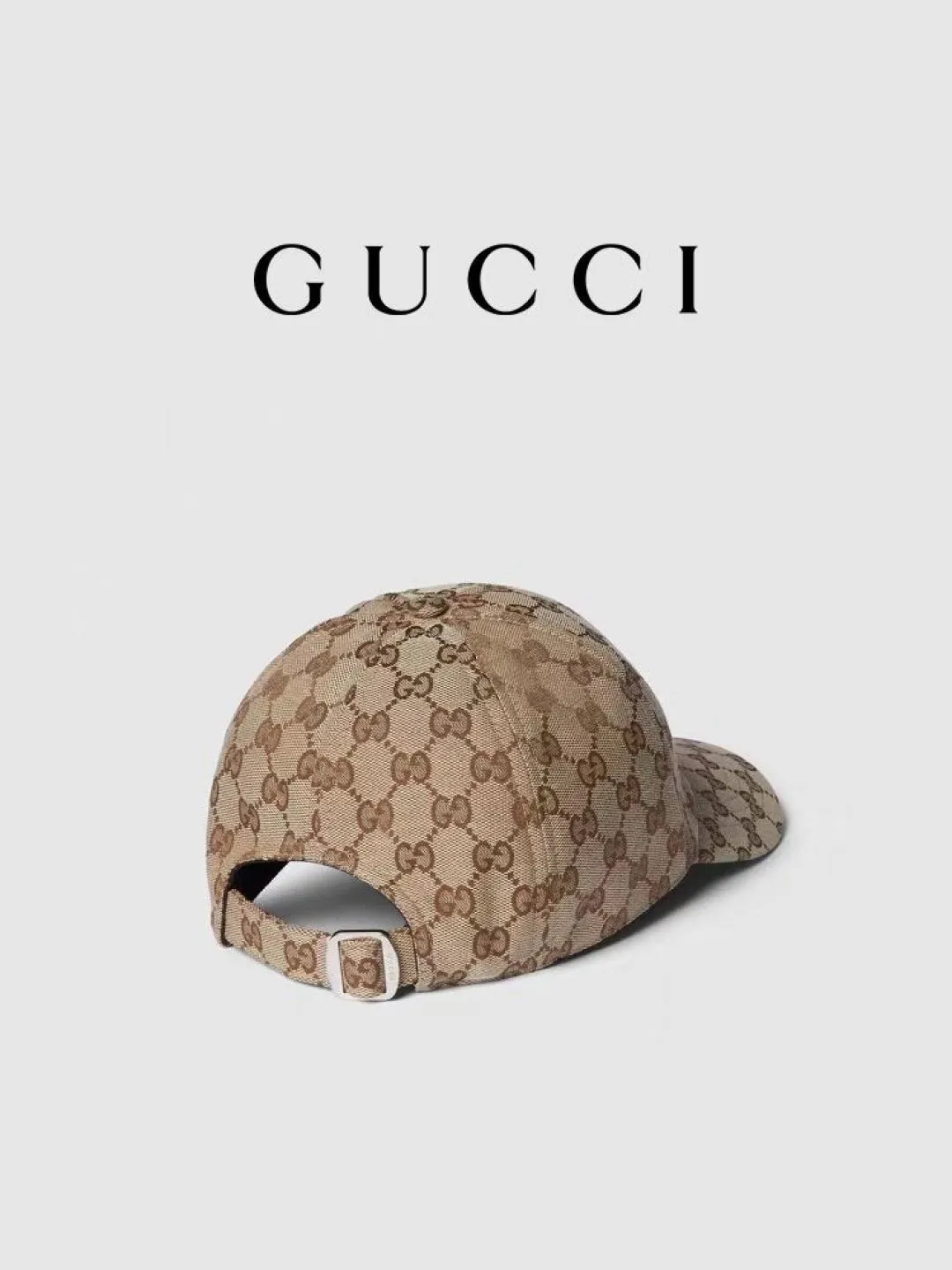 P90 original version shipped!   , Gucci (Gucci) latest original baseball cap, wide webbing. 1:1 mold opening and customization at the counter, the highest version, original canvas fabric + first-layer cowhide, light and breathable! Photographed in real life, suitable for men and women in all seasons, basic head circumference 56cm, adjustable patches.