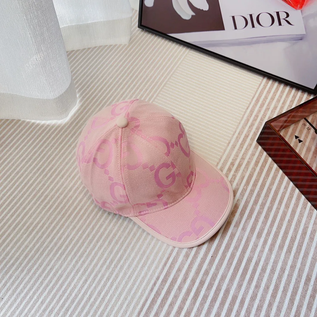 Special batch of 56 Gucci new jacquard letter baseball caps, classic double G letters, timeless fashion, small single item with concave shape for ins bloggers🤪
