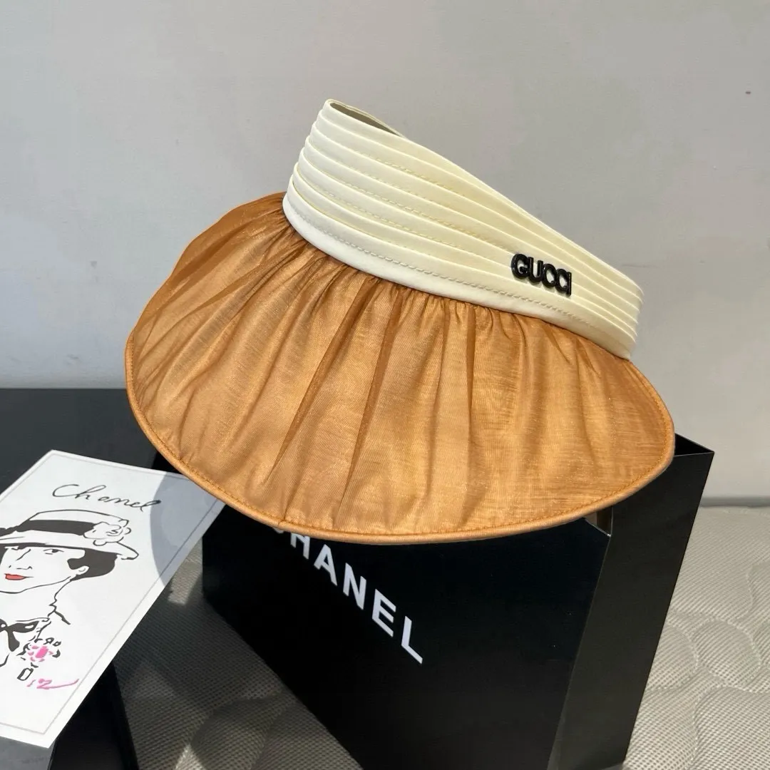 💰110¥ Gucci new shell hat, empty top sun hat, foldable, easy to carry when traveling