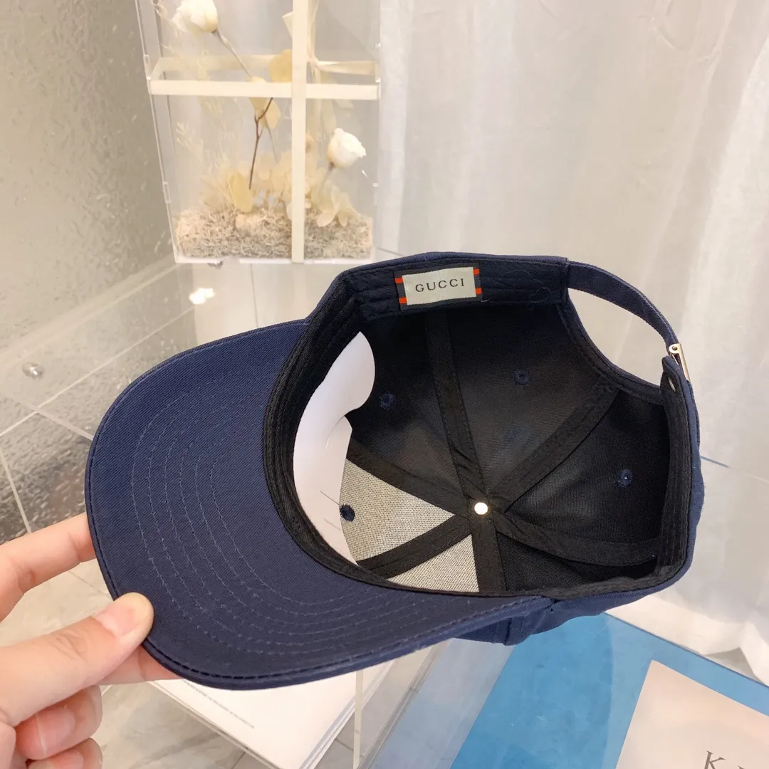 P60 GUCCI Gucci 2022 counter new simple G letter embroidered baseball cap, very trendy! Casual and sports style, classic production, super easy to match!