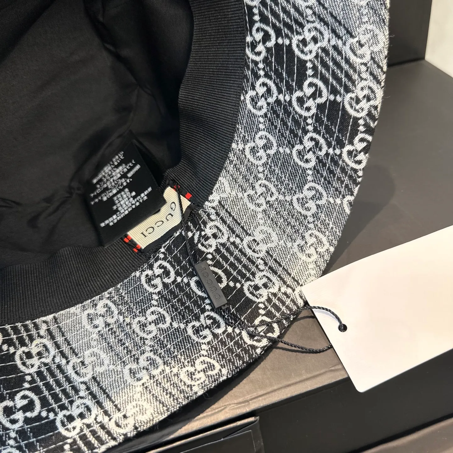 P60 GUCCI 2025 counter new jacquard fisherman hat, very trendy! Casual and sports style, classic production, super easy to match! Look small