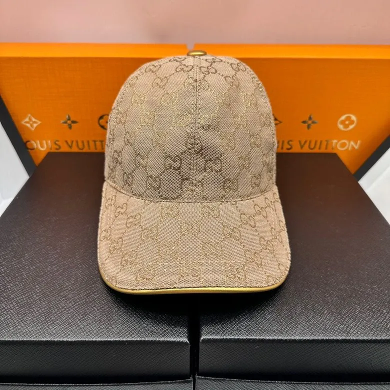 P90 hot-selling Gucci gold silk logo, top-quality original order, excellent quality, same baseball cap as the official website, real shot, quick delivery