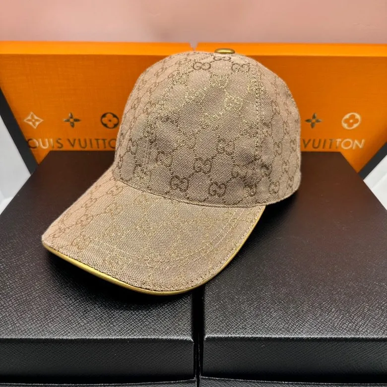 P90 hot-selling Gucci gold silk logo, top-quality original order, excellent quality, same baseball cap as the official website, real shot, quick delivery