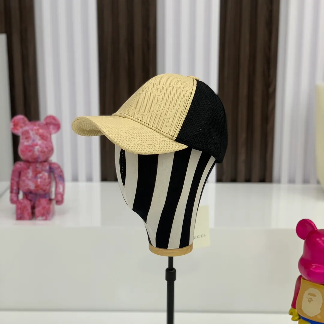 p80 GUCCI Gucci 2021 early spring counter new simple full dark pattern baseball cap, very trendy! Casual and sports style, classic production, super easy to match!