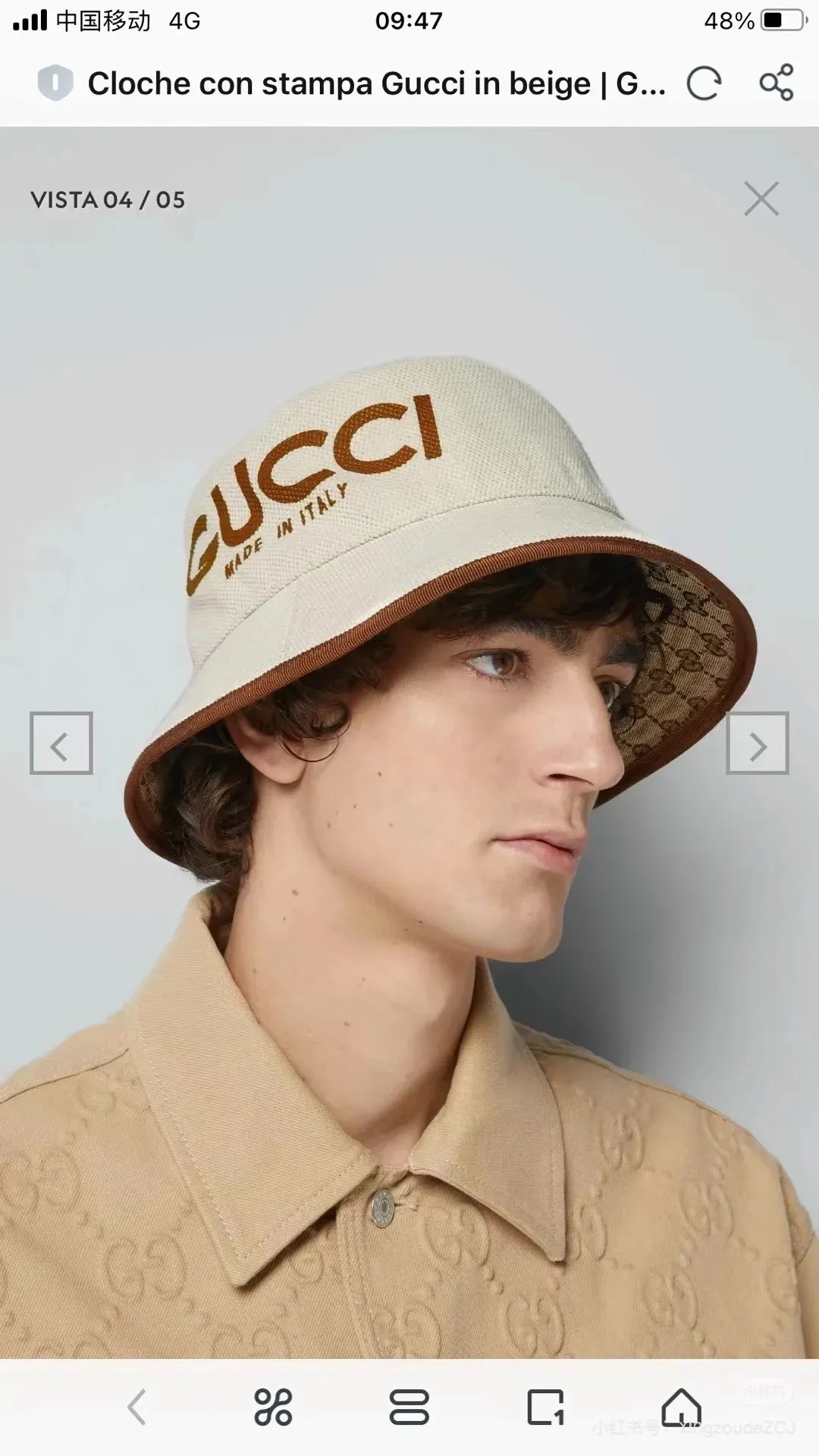 P70💛 Comes with dust bag [GUCCI] 2025 new double-sided counter bucket hat, new model shipped, big brand style is super easy to match, hurry up and get it!