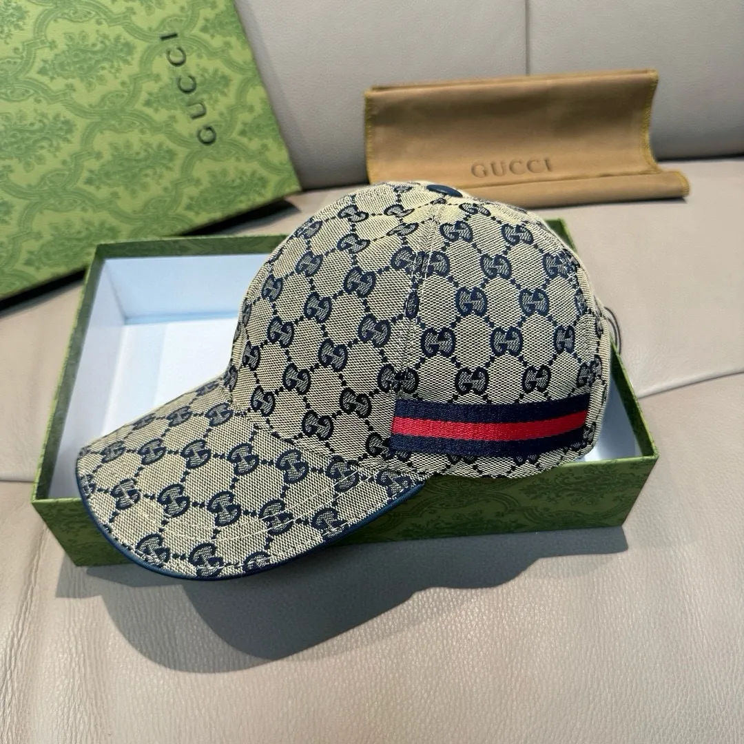 P900,000 classic model! Apricot color, black, S and L sizes, Gucci (Gucci) classic original baseball cap😍😍Customized at 1:1 counter, the highest version, original canvas fabric + first-layer cowhide, light and breathable! Photographed in real life, suitable for men and women in all seasons, basic head circumference 56cm, adjustable patches.
