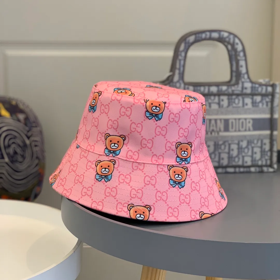 P80 Gucci GUCCI counter version, original and genuine purchase, 2021 official website new color GG full logo fisherman hat, double-sided wear, fashionable and versatile,