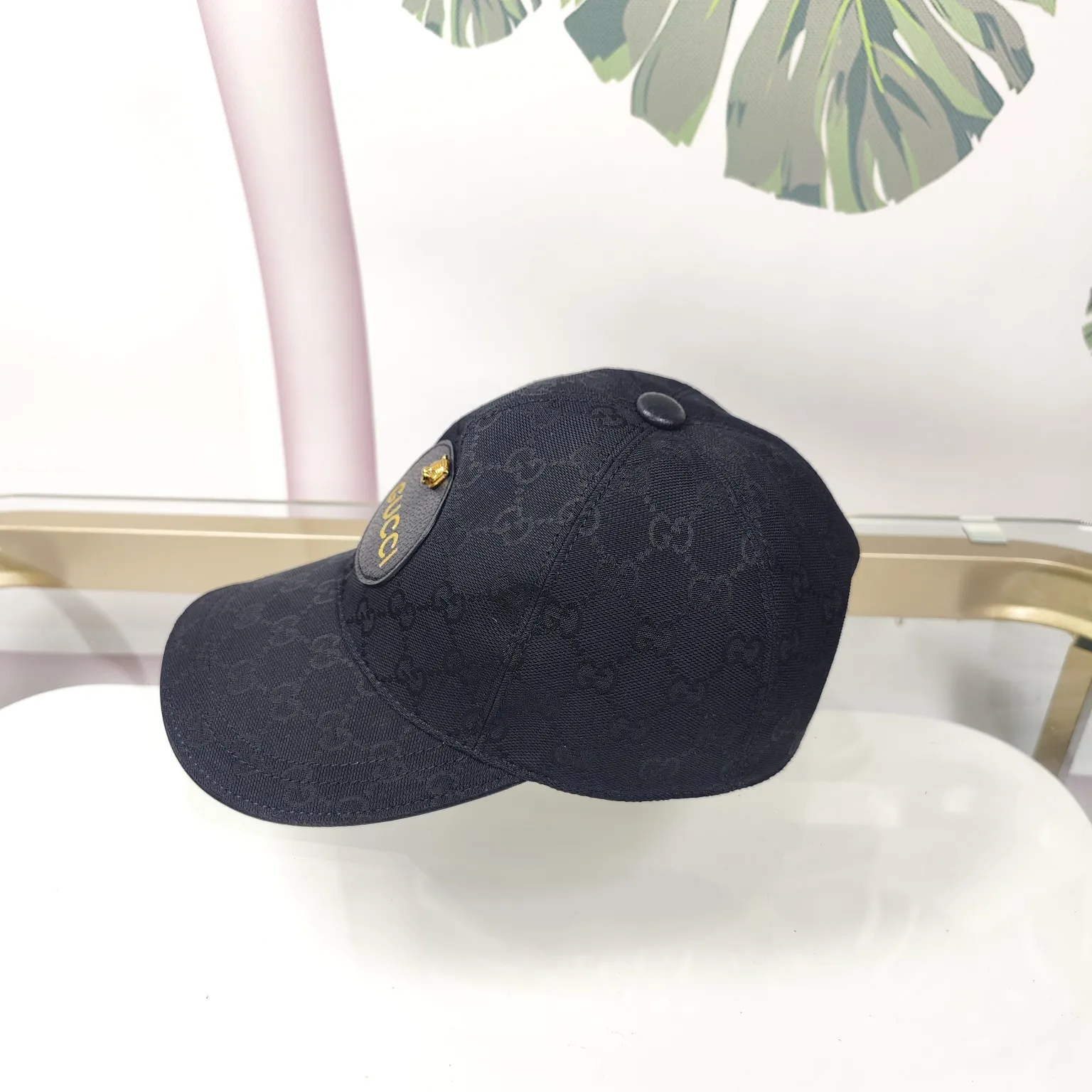 Batch 90 GUCCI--high version original single pair flower official website tiger head 🐯 hat