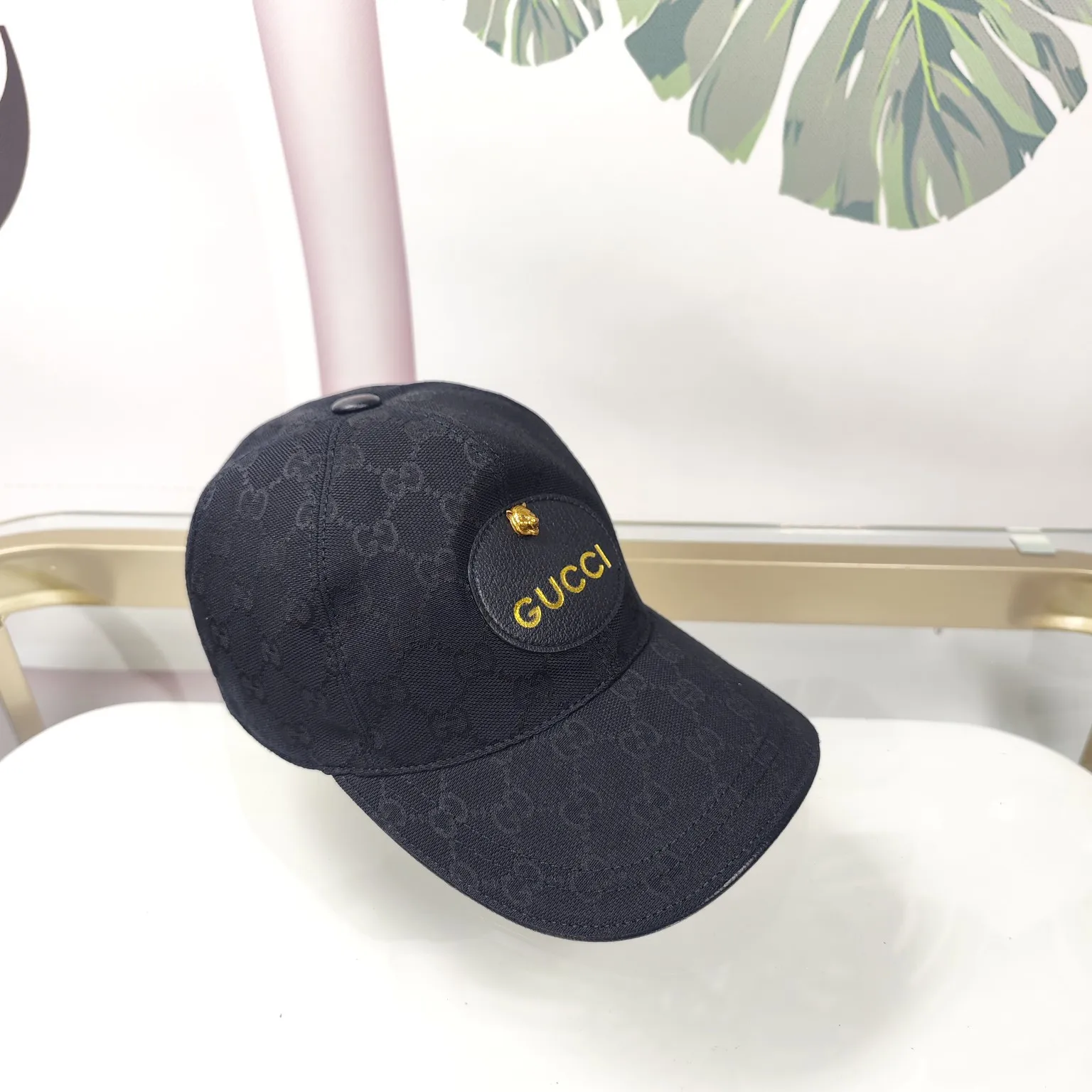Batch 90 GUCCI--high version original single pair flower official website tiger head 🐯 hat
