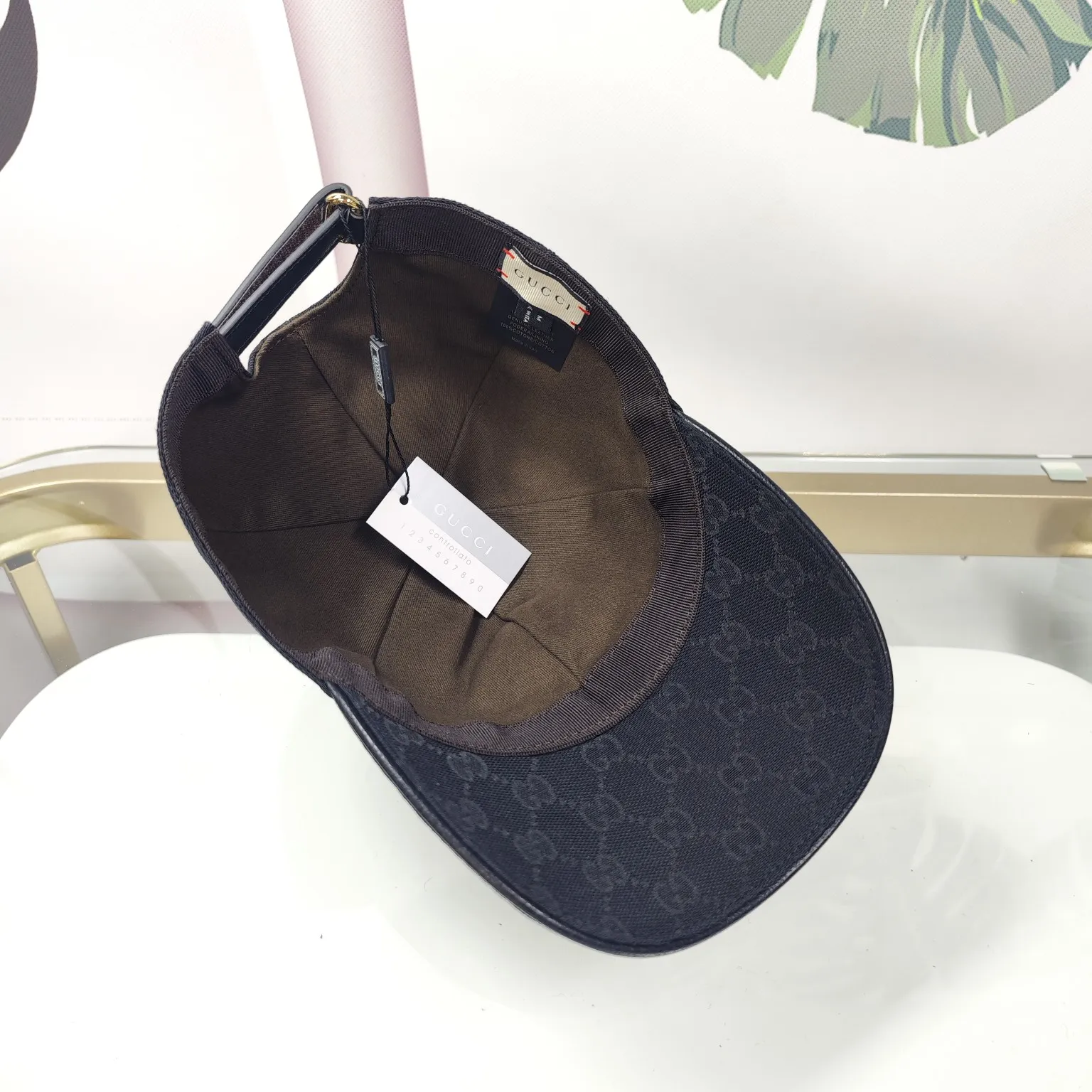 Batch 90 GUCCI--high version original single pair flower official website tiger head 🐯 hat