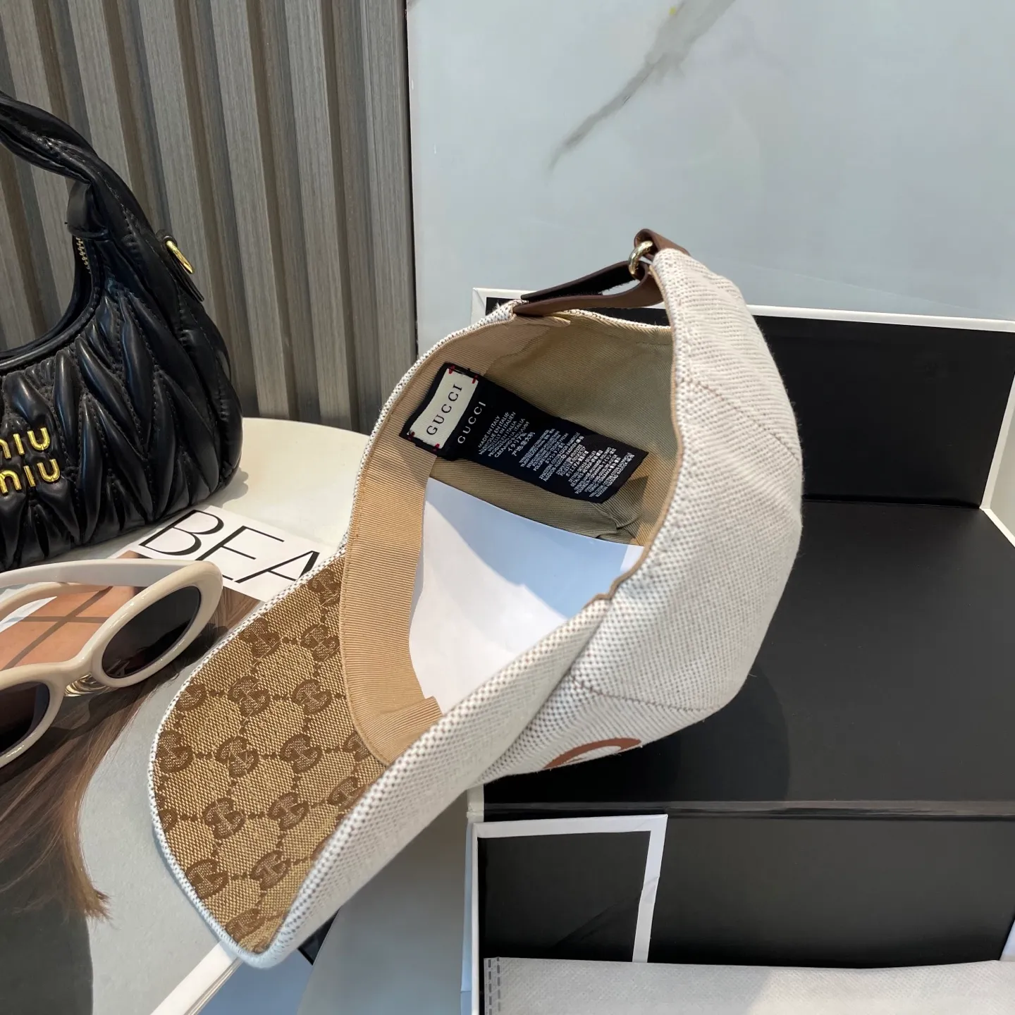 P66 💛 Comes with dust bag [GUCCI] 2025 new counter baseball cap, new model shipped, big-name models are super easy to match, hurry up and get it!