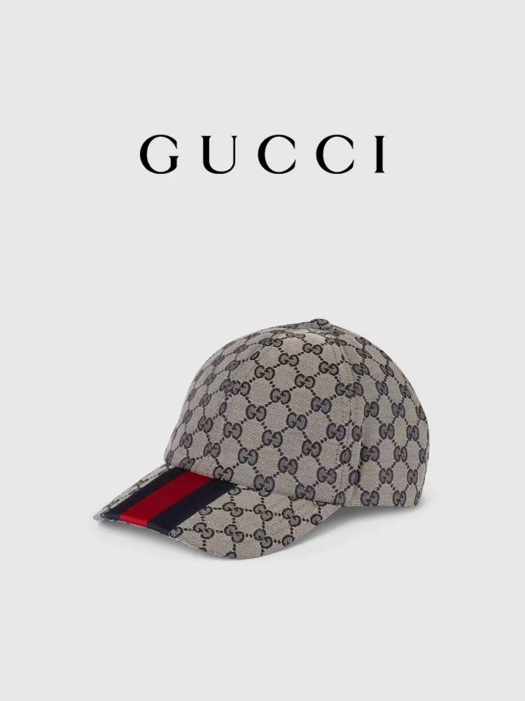 P90 original version shipped!   , Gucci (Gucci) latest original baseball cap, wide webbing. 1:1 mold opening and customization at the counter, the highest version, original canvas fabric + first-layer cowhide, light and breathable! Photographed in real life, suitable for men and women in all seasons, basic head circumference 56cm, adjustable patches.