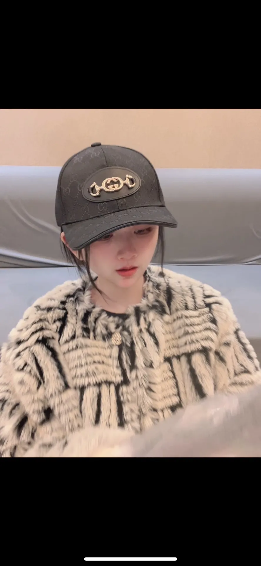 🉐️60💰 🧢Gucci (Gucci) ~ New original single baseball cap with double G, 1:1 mold customization, the highest version of pure cotton lining, light and breathable, real shot!