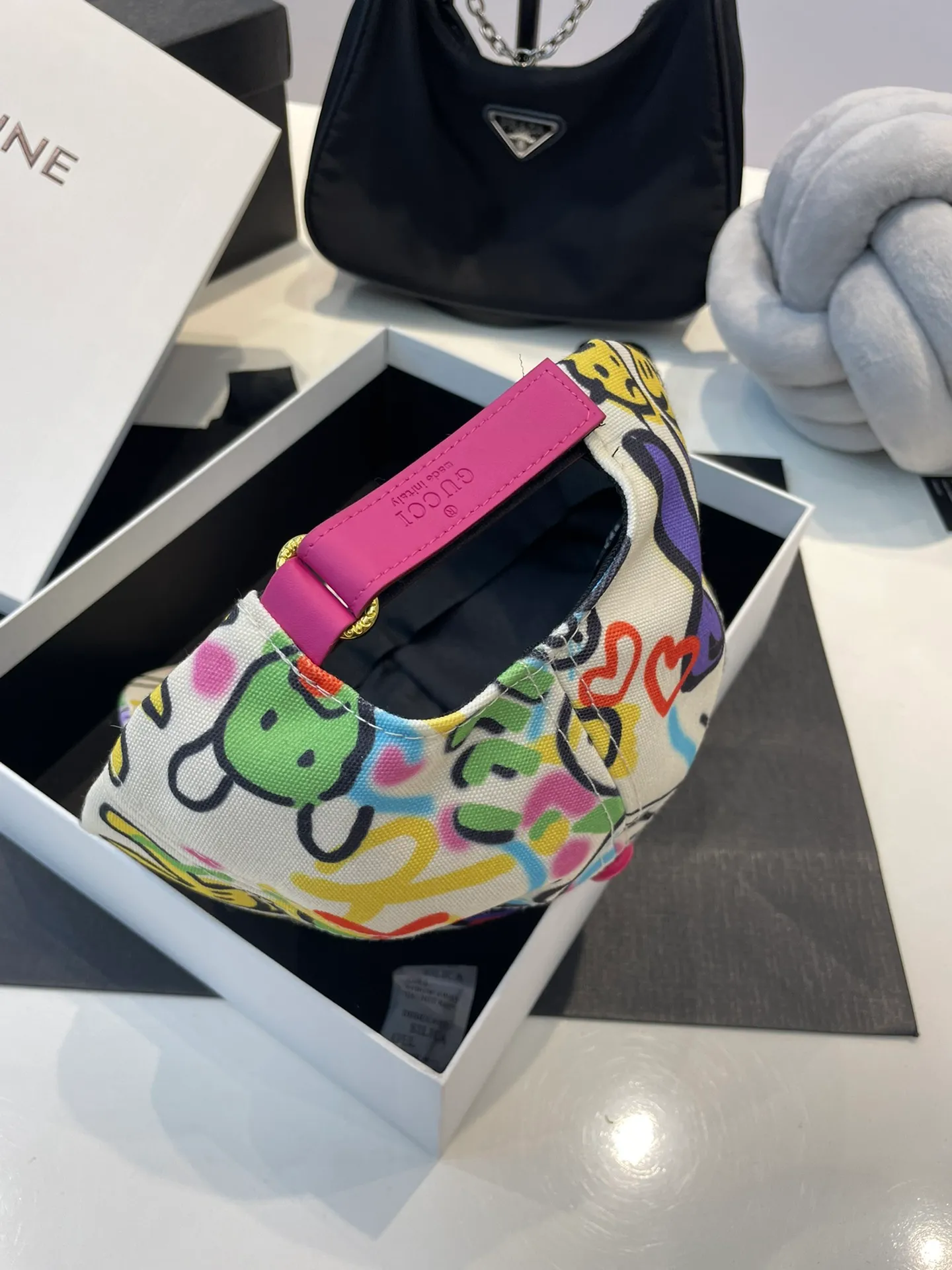P60 GUCCI Gucci Chinese New Year Series Gucci rabbit print baseball cap