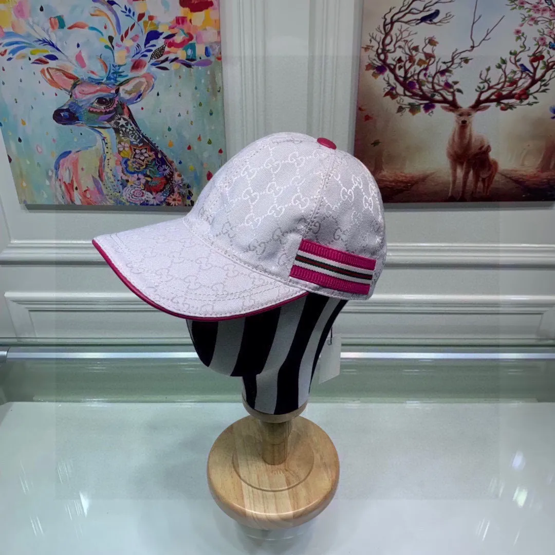 🉐90., Gucci (Gucci) 2021 new original baseball cap😍😍1:1 mold opening and customization at the counter! Original canvas fabric + first-layer cowhide, light and breathable! Actual photo, suitable for men and women, basic head circumference 56cm, adjustable patch.