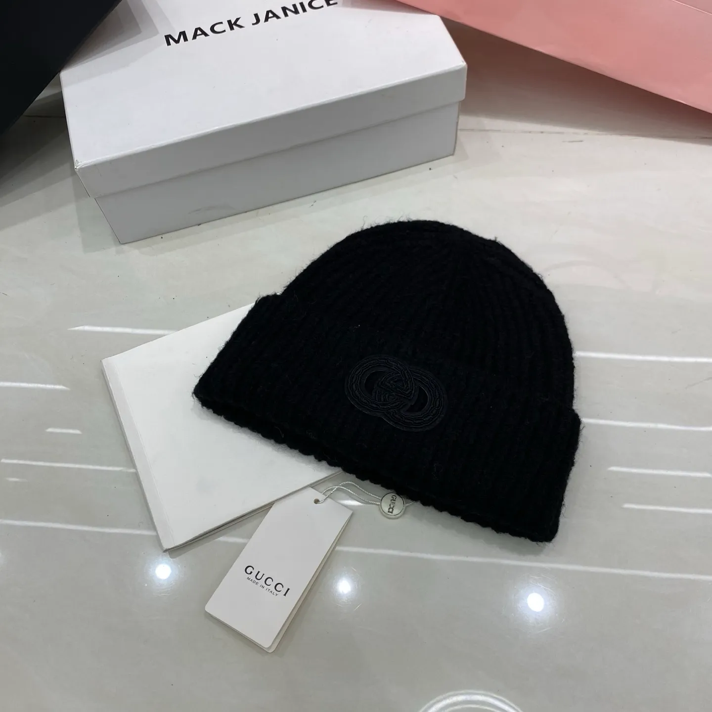 Gucci wool knit hat