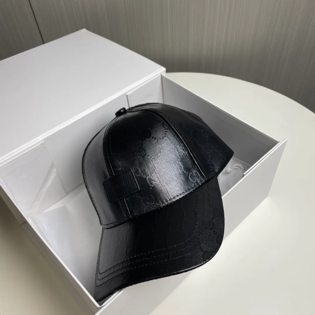P60【GUCCI】🌸2024 official website is online simultaneously🎊 Korean version of the new British classic casual atmosphere customized model 1:1 original quality unisex baseball cap Meibang three-dimensional printed geological fabric high version quality🔥🔥🔥