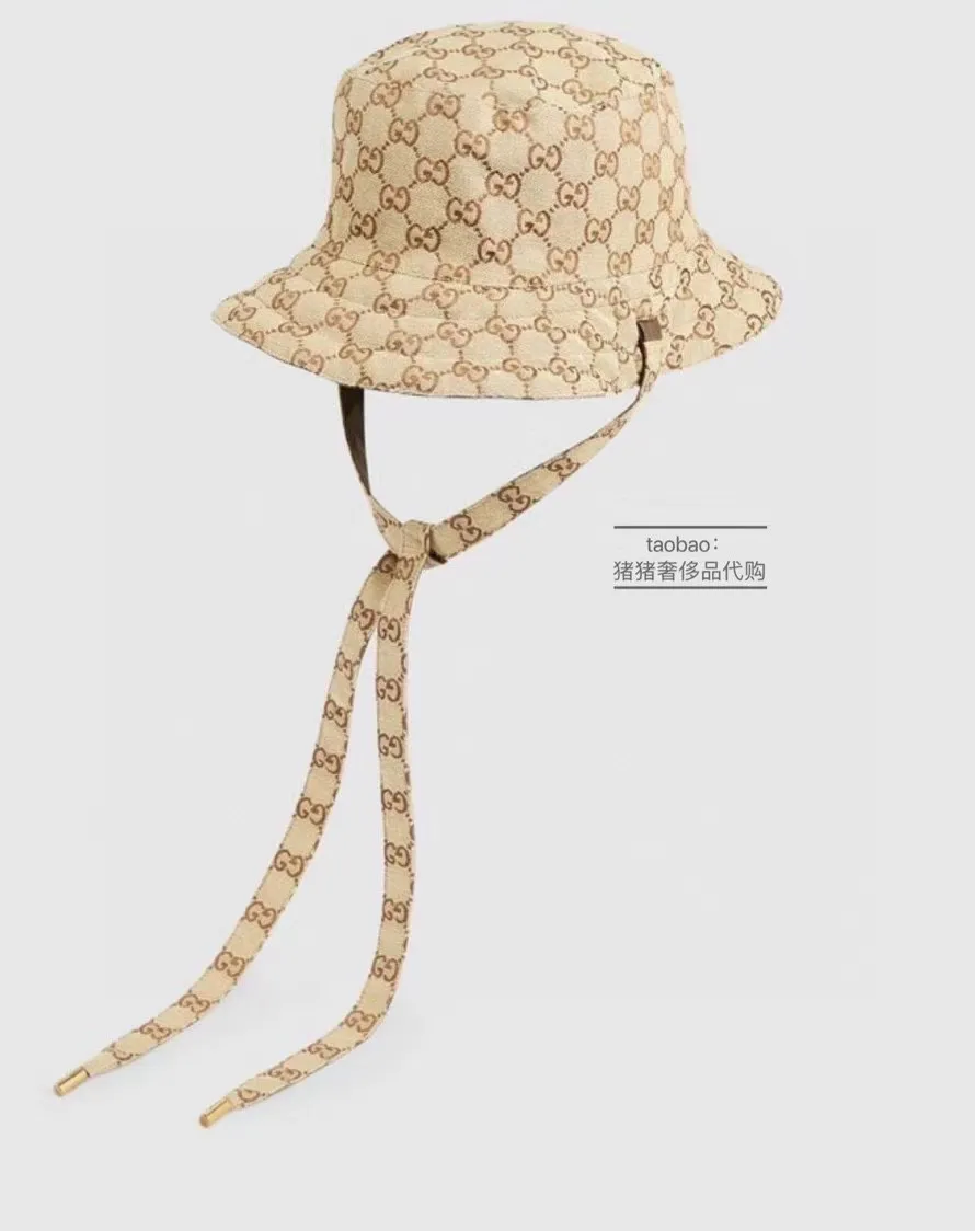 Special batch of 64 GUCCI 2020 men's and women's double-sided strap bucket hats, new personalized design, straps can be moved on both sides, satin ➕ presbyopia combination, versatile and fashionable! One side can be worn in all seasons! Head circumference:57cm