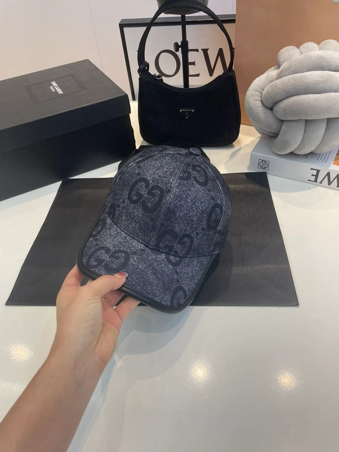 P70 Gucci new original baseball cap, original canvas, light and breathable! Basic head circumference 56, adjustable patch