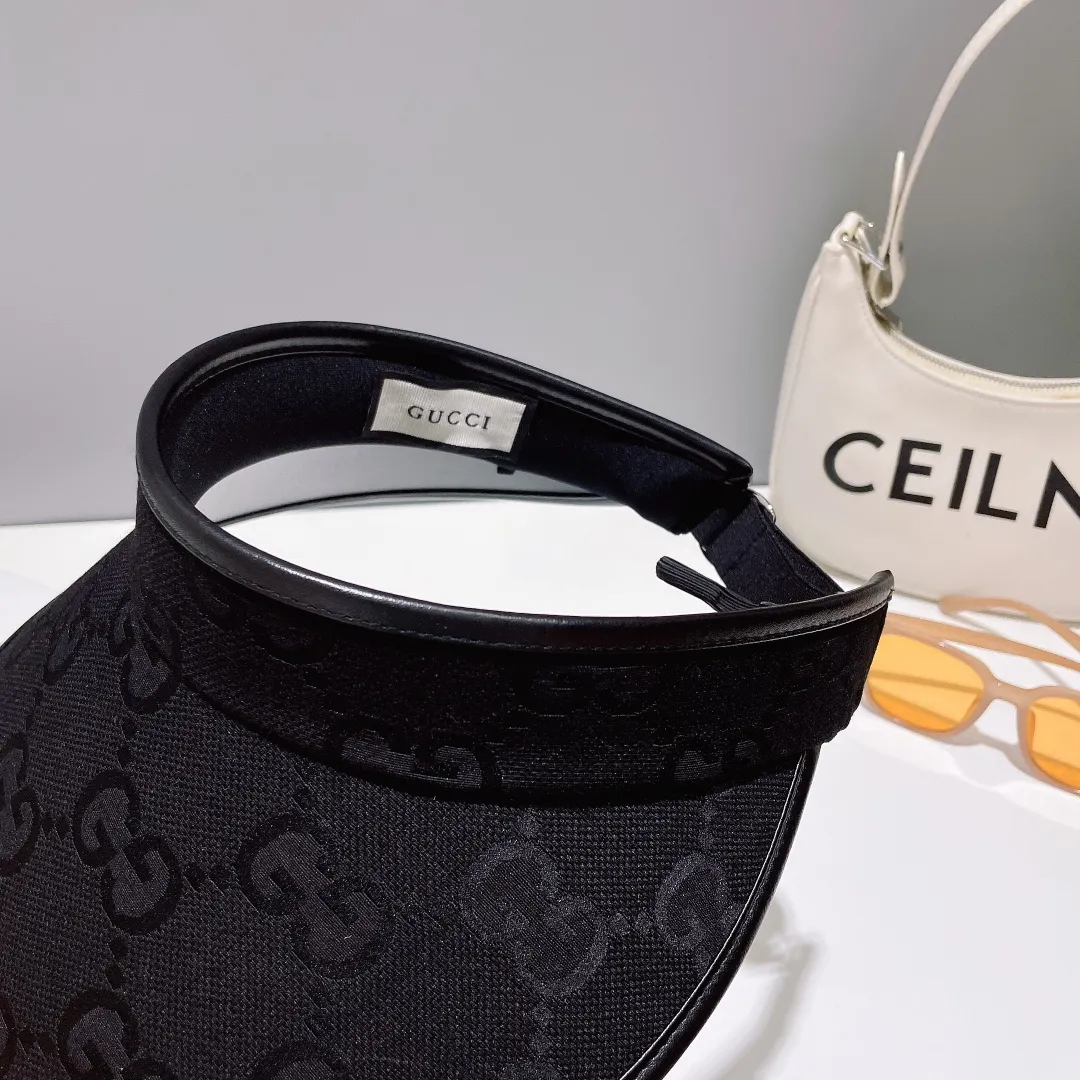 P56 comes with dust bag, GUCCI high-end item👍Sports and leisure empty top hat🎩 The latest popular version🌟 🎉 The hat shape is awesome👍 Unisex couple style, a must-have artifact for travel [Naughty]