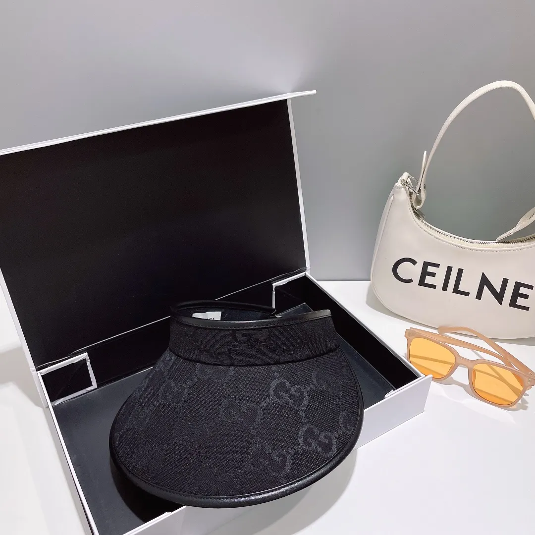 P56 comes with dust bag, GUCCI high-end item👍Sports and leisure empty top hat🎩 The latest popular version🌟 🎉 The hat shape is awesome👍 Unisex couple style, a must-have artifact for travel [Naughty]