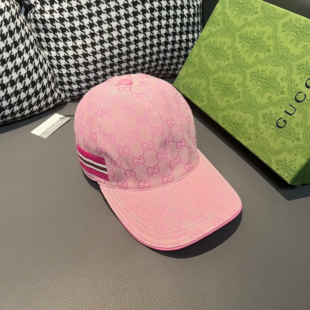 🉐️90 Comes with box and bag, Gucci’s new original baseball cap is made to order at 1:1 molding counter! Original canvas fabric + first-layer cowhide, light and breathable! Actual photo, suitable for men and women, basic head circumference 56cm, adjustable patch.