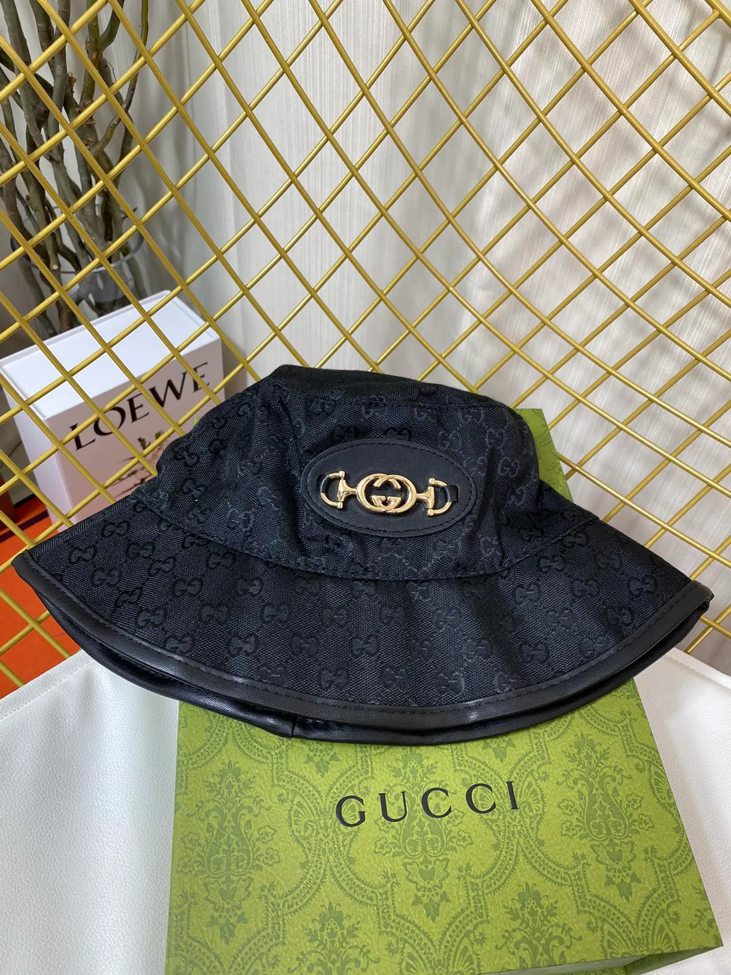 💰80 GUCCI bucket hat 2022 official website simultaneous counter new classic baseball cap, the details and workmanship are very exquisite,‼ Classic for men and women