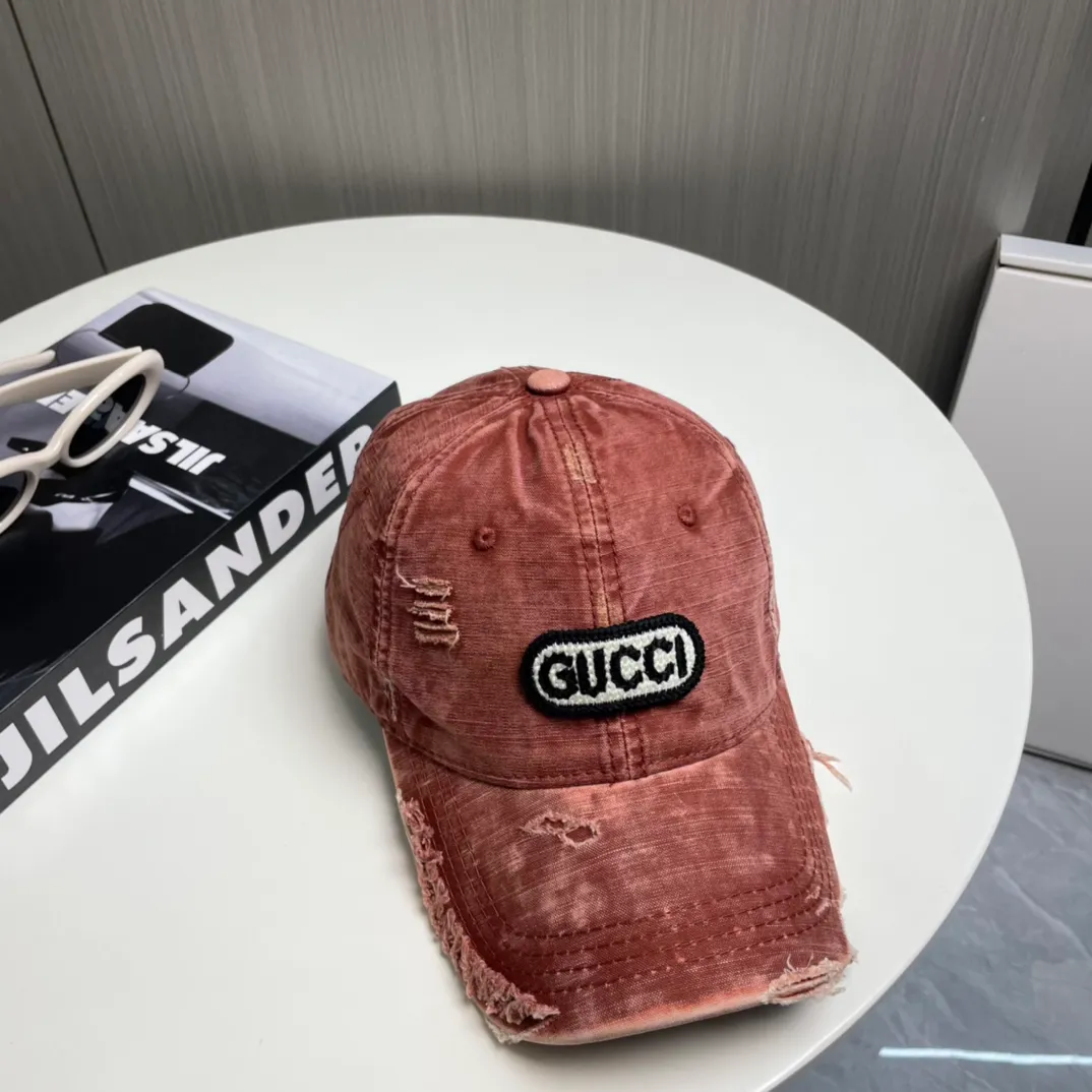 P56 Gucci～25 new spring model, simple and high-end baseball cap, new process washing, retro color, customized version!