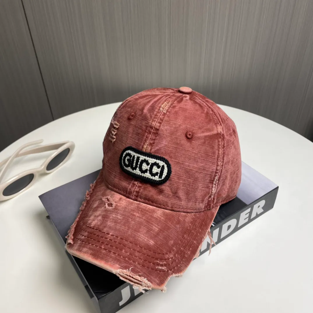 P56 Gucci～25 new spring model, simple and high-end baseball cap, new process washing, retro color, customized version!